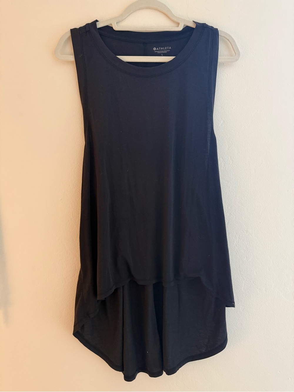 Athleta Black High-Low Tank